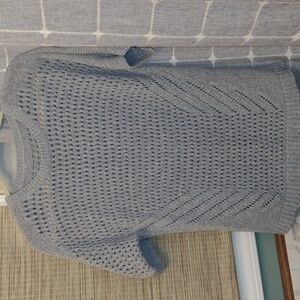 See thru crochet sweater top